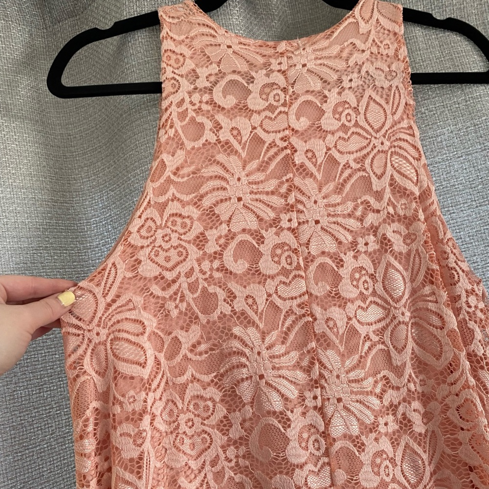 LACE DETAIL DRESS - Picture 2 of 4